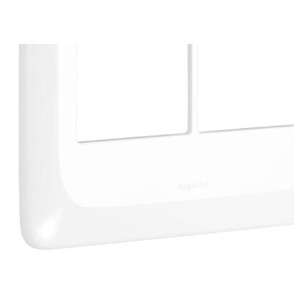 Imagem de Kit C/3 - Placa Pial Pop Branca 4X4 (2+2 Horizontal) Lgp44