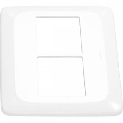 Imagem de Kit C/3 - Placa Pial Pop Branca 4X4 (2+2 Horizontal) Lgp44