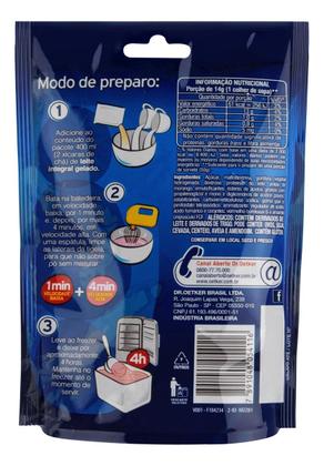 Imagem de Kit c/ 3 Po para Sorvete Morango Dr. Oetker Sache 150g