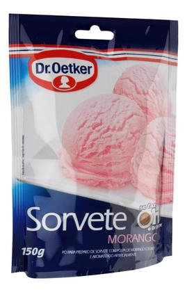 Imagem de Kit c/ 3 Po para Sorvete Morango Dr. Oetker Sache 150g