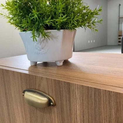 Imagem de Kit C/ 3 Puxador Concha Para Móveis Provençal Paris 96mm Antique Fosco Clássico