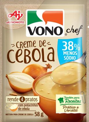Imagem de Kit c/ 3 Sopa Instantanea Vono Chef Creme De Cebola 58g