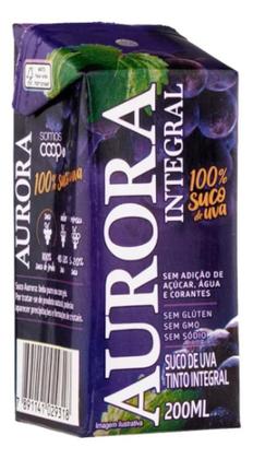 Imagem de Kit c/ 3 Suco Aurora De Uva Integral 200ml