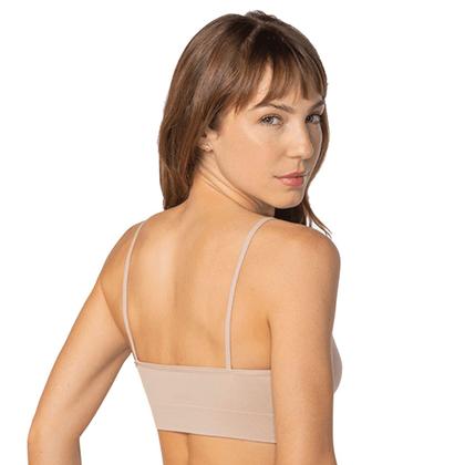 Imagem de Kit c/3 Sutiã Básico Sem Costura Lupo 41100-001 - Natural+Nude+Preto