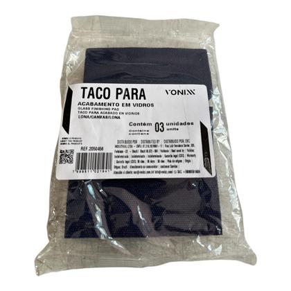 Imagem de Kit C/3 Tacos Lona Descontaminação Polimento Vidros Vonixx