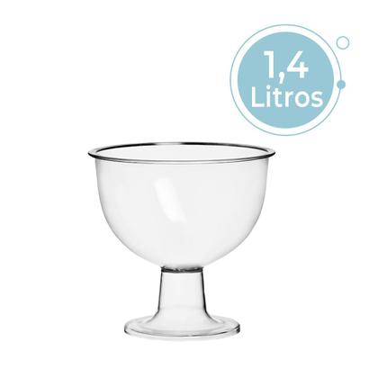 Imagem de Kit C/ 3 Tigela Fruteira para Buffet Acrílico Crystal 1,4L