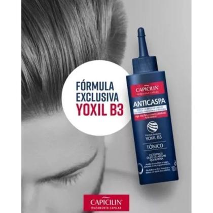 Imagem de Kit c/3 tônicos capicilin anticaspa 100ml