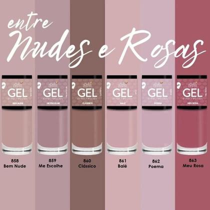 Imagem de Kit C/ 30 Esmaltes Efeito Gel Bella Brazil Seca Sem Cabine