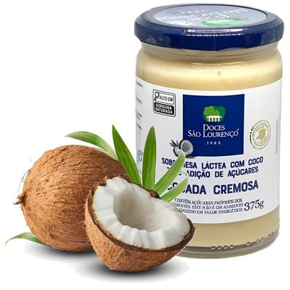 Imagem de Kit c/ 3und Cocada Cremosa Pura Diet SÃO LOURENÇO 375g