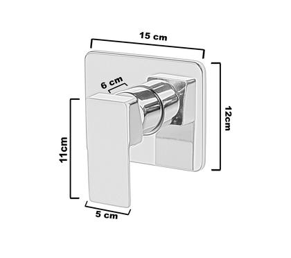 Imagem de Kit C/4 Acabamentos Registro Mono Comando Base Deca Preto
