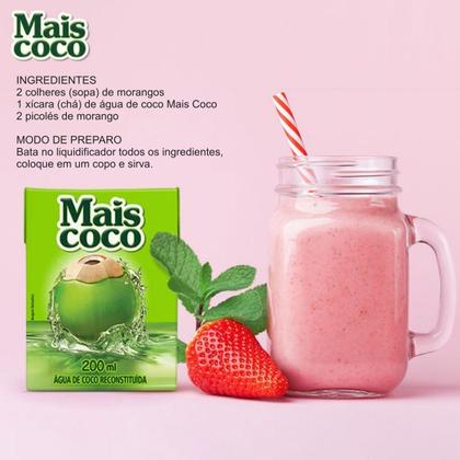 Imagem de Kit c/ 4 Agua de Coco Mais Coco 200ml