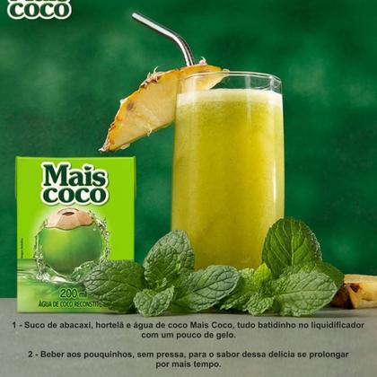 Imagem de Kit c/ 4 Agua de Coco Mais Coco 200ml