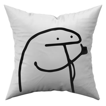 Imagem de Kit c/ 4 Almofadas Cheias Flork Meme Humores 45cm x 45cm com Refil