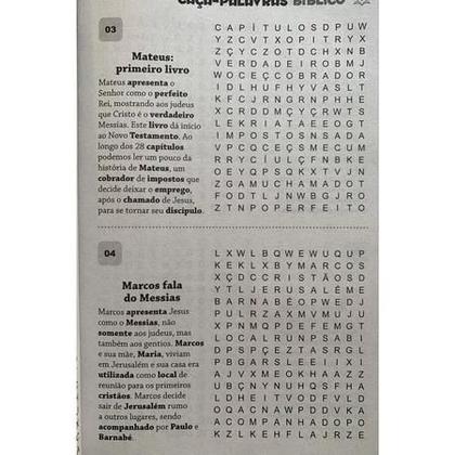 Imagem de Kit C/4 Caça Palavras Bíblico - 365 Paginas - Exercitar Mente