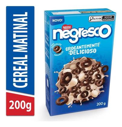 Imagem de Kit c/ 4 Cereal Matinal Nestle Negresco 200g Crocante E
