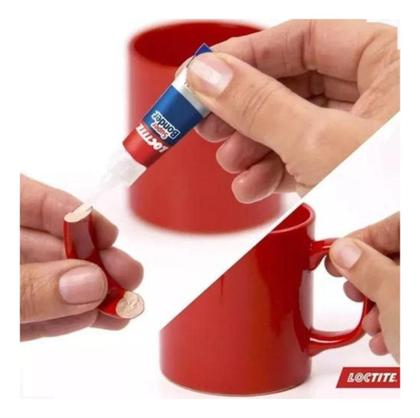 Imagem de Kit c/ 4 Cola Super Bonder Loctite Original Instantanea