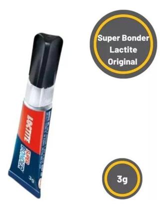 Imagem de Kit c/ 4 Cola Super Bonder Loctite Original Instantanea