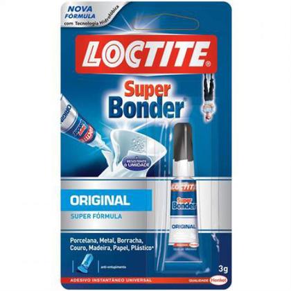 Imagem de Kit c/ 4 Cola Super Bonder Loctite Original Instantanea