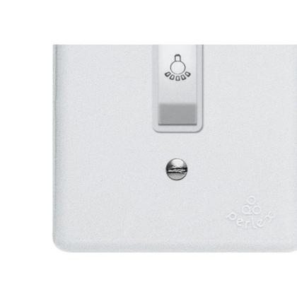 Imagem de Kit C/4 - Conjunto Perlex''Branca''Com Placa(1Campainha) 2385