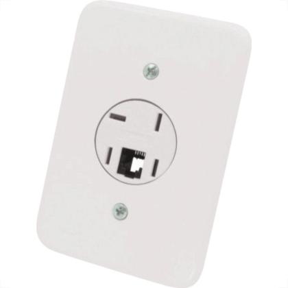 Imagem de Kit C/4 - Conjunto Radial Pollar 1402024 1Tomada Fone Rj11