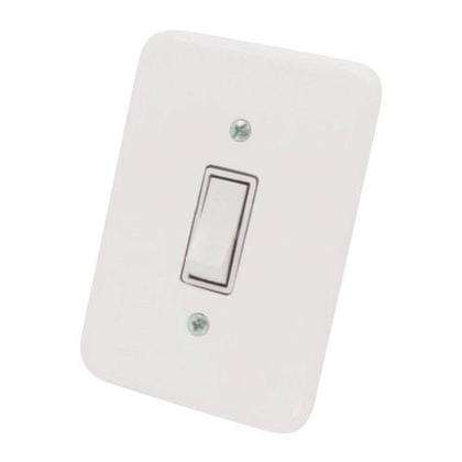 Imagem de Kit C/4 - Conjunto Radial Pollar 1901002 1Interruptor Sim...