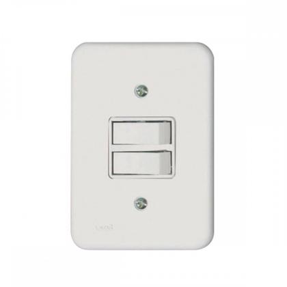 Imagem de Kit C/4 - Conjunto Radial Pollar 1901006 2 interruptores ...