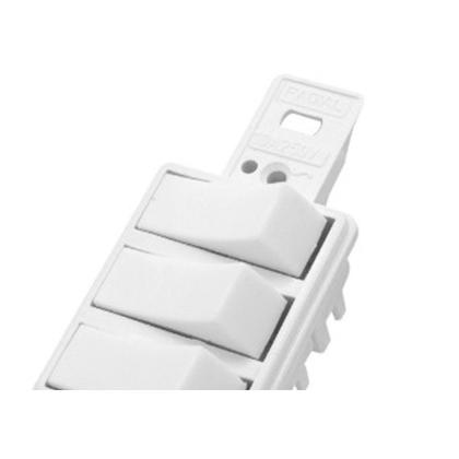 Imagem de Kit C/4 - Conjunto Radial Pollar 1901023 3 interruptores ...