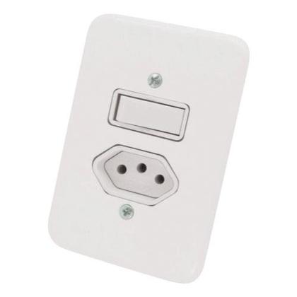 Imagem de Kit C/4 - Conjunto Radial Pollar 1901118 1 Interruptor Si...