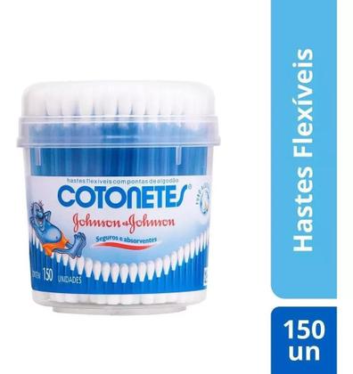 Imagem de Kit c/ 4 Cotonetes Johnson & Johnson Hastes Flexiveis 150 un