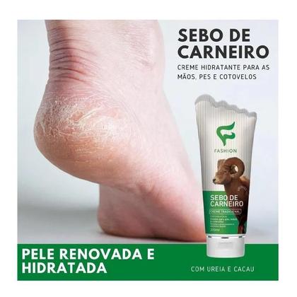 Imagem de Kit c/ 4 Creme Tradicional Sebo De Carneiro Fashion 200ml
