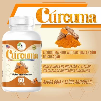 Imagem de KIT C/4 Cur cuma pura 60 capsulas Fits Life