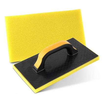 Imagem de Kit C/4 - Desempenadeira Pvc Roma 17X30 Com Espuma Preta ...