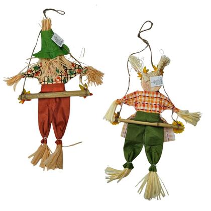 Imagem de kit c/4 Espantalhos Decoração festa junina 53cm Balanço