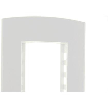 Imagem de Kit C/4 - Espelho Placa Peesa Alfa P1503 4X2 3Modulo Branco