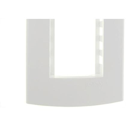 Imagem de Kit C/4 - Espelho Placa Peesa Alfa P1503 4X2 3Modulo Branco