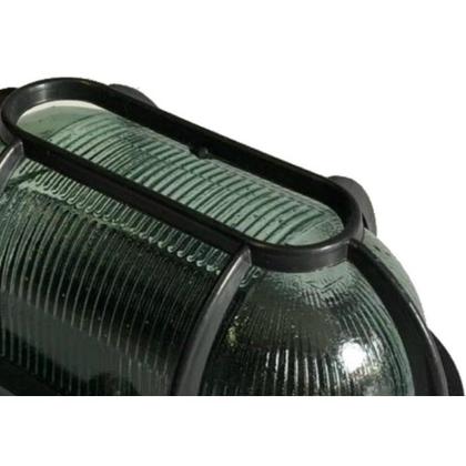 Imagem de Kit C/4 - Luminaria Tartaruga Pvc Shintech Preta Com Vidr...