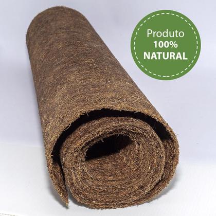 Imagem de Kit C/4 Manta Fibra De Coco Calandrada 1Mx1Mx4Mm