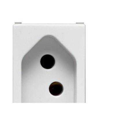 Imagem de Kit C/4 - Modulo Soprano Ilus (Tomada 10A Branca)   5Ub99005