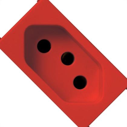 Imagem de Kit C/4 - Modulo Soprano Ilus (Tomada 20A Vermelho) 5Ub99008