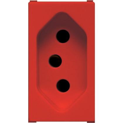 Imagem de Kit C/4 - Modulo Soprano Ilus (Tomada 20A Vermelho) 5Ub99008