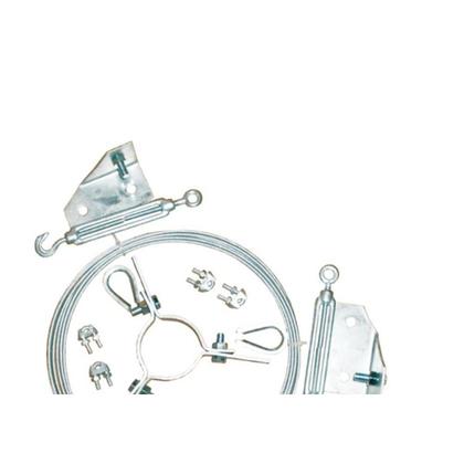 Imagem de Kit C/4 - Para-Raio Contravento Com Cabo Aco Mastro 2''