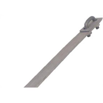 Imagem de Kit C/4 - Para-Raio Emenda Fita Aluminio''Reta''7/8X1/8 137
