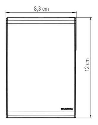 Imagem de Kit c/ 4 Placa 4x2 Com Suporte 3 Postos Branca Tramontina