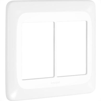 Imagem de Kit C/4 - Placa Pial Pop Branca 4X4 (3+3 Horizontal) Lgp46