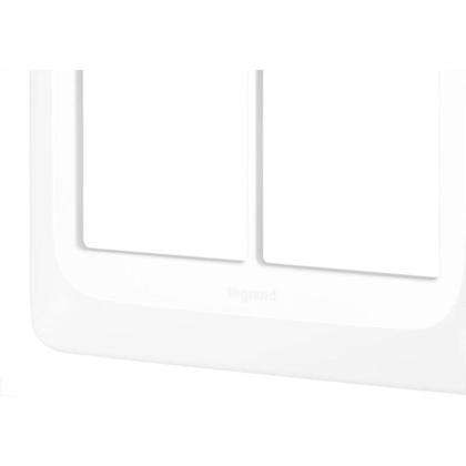 Imagem de Kit C/4 - Placa Pial Pop Branca 4X4 (3+3 Horizontal) Lgp46