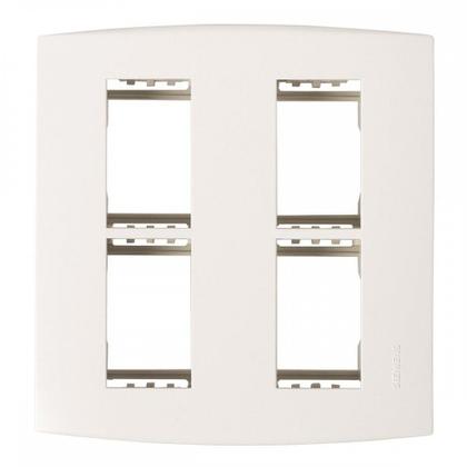 Imagem de Kit C/4 - Placa Soprano Ilus 4X4 (4 Modulos Horizontal)  ...