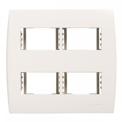 Imagem de Kit C/4 - Placa Soprano Ilus 4X4 (4 Modulos Horizontal)  ...