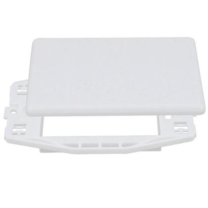 Imagem de Kit C/4 - Placa Steck Linha Stella Branca 4X2 - Cega Com ...