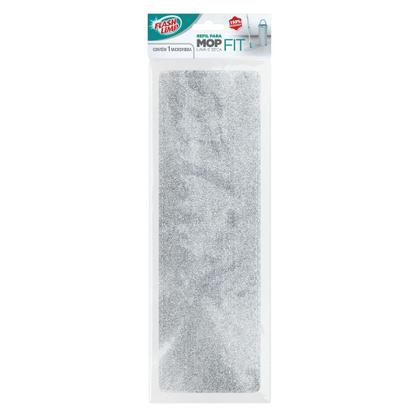 Imagem de Kit C/ 4 Refil Microfibra para MOP Lava e Seca FIT Flash Limp RMOP6088