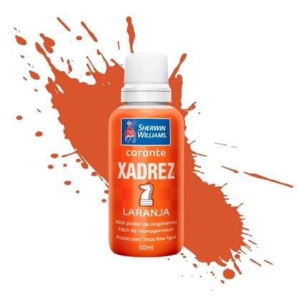 Imagem de Kit C/ 4 Udd Corante Líquido Xadrez Laranja 50ml 200ml - Sherwin Williams